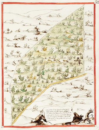  Cartografia, Geografia e viaggi : Raccolta di cabrei storici del territorio toscano.  - Auction Arte Antica, Moderna e Contemporanea [parte I] - Libreria Antiquaria Gonnelli - Casa d'Aste - Gonnelli Casa d'Aste