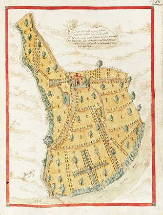  Cartografia, Geografia e viaggi : Raccolta di cabrei storici del territorio toscano.  - Auction Arte Antica, Moderna e Contemporanea [parte I] - Libreria Antiquaria Gonnelli - Casa d'Aste - Gonnelli Casa d'Aste