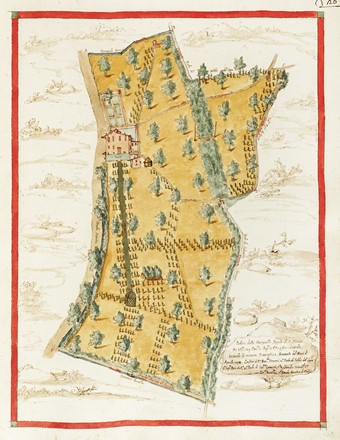  Cartografia, Geografia e viaggi : Raccolta di cabrei storici del territorio toscano.  - Auction Arte Antica, Moderna e Contemporanea [parte I] - Libreria Antiquaria Gonnelli - Casa d'Aste - Gonnelli Casa d'Aste