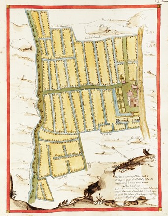  Cartografia, Geografia e viaggi : Raccolta di cabrei storici del territorio toscano.  - Auction Arte Antica, Moderna e Contemporanea [parte I] - Libreria Antiquaria Gonnelli - Casa d'Aste - Gonnelli Casa d'Aste
