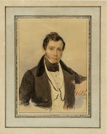  Nikolai Michailovich Alexejeff  (1813 - 1880) : Ritratto di dama con cuffia con fiocco.  - Auction Arte Antica, Moderna e Contemporanea [parte II] - Libreria Antiquaria Gonnelli - Casa d'Aste - Gonnelli Casa d'Aste