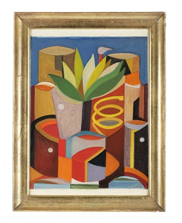  Domenico Gentile  (Salerno, 1933) : Equilibri costruttivi.  - Asta Arte Antica, Moderna e Contemporanea [parte II] - Libreria Antiquaria Gonnelli - Casa d'Aste - Gonnelli Casa d'Aste