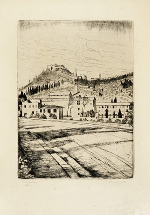  Francesco Chiappelli  (Pistoia, 1890 - Firenze, 1947) : Lotto composto di 2 incisioni.  - Auction Arte Antica, Moderna e Contemporanea [parte II] - Libreria Antiquaria Gonnelli - Casa d'Aste - Gonnelli Casa d'Aste