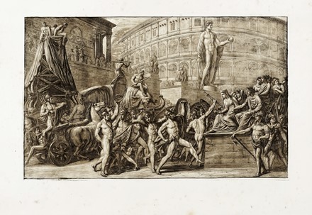  Luigi Ademollo  (Milano, 1764 - Firenze, 1849) : Gli spettacoli della antica Roma. Invenzioni pittoriche del professore Luigi Ademollo. Collezione sesta.  - Asta Arte Antica, Moderna e Contemporanea [parte I] - Libreria Antiquaria Gonnelli - Casa d'Aste - Gonnelli Casa d'Aste