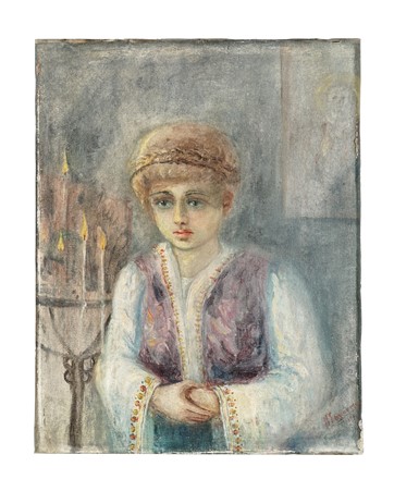  Maria Aleksandrovna Lagorio  (1893 - 1979) : Volto di bambino.  - Auction Arte Antica, Moderna e Contemporanea [parte II] - Libreria Antiquaria Gonnelli - Casa d'Aste - Gonnelli Casa d'Aste