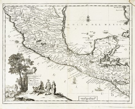 Guillaume De L'Isle  (Parigi,, 1675 - 1726, ) : Carta geografica della America  meridionale / Carta geografica del Bresil / Carta geografica del Messico o sia della Nuova Spagna.  - Asta Arte Antica, Moderna e Contemporanea [parte I] - Libreria Antiquaria Gonnelli - Casa d'Aste - Gonnelli Casa d'Aste