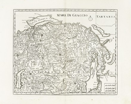  Guillaume De L'Isle  (Parigi,, 1675 - 1726, ) : Mare di ghiaccio Tartaria / Moscovia o Russia.  - Auction Arte Antica, Moderna e Contemporanea [parte I] - Libreria Antiquaria Gonnelli - Casa d'Aste - Gonnelli Casa d'Aste