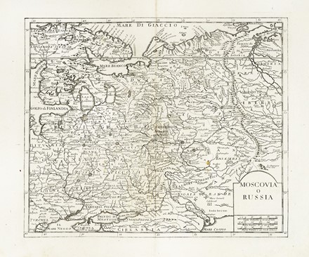  Guillaume De L'Isle  (Parigi,, 1675 - 1726, ) : Mare di ghiaccio Tartaria / Moscovia o Russia.  - Auction Arte Antica, Moderna e Contemporanea [parte I] - Libreria Antiquaria Gonnelli - Casa d'Aste - Gonnelli Casa d'Aste