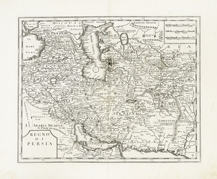  Guillaume De L'Isle  (Parigi,, 1675 - 1726, ) : Europa turchesca / Stati del Turco situati nell'Europa Asia ed Africa / Irak Arabi Kurdistan Diarbek Turcomannia Siria e Palestina / Regno di Persia / Carta nuova dell'Arabia.  - Asta Arte Antica, Moderna e Contemporanea [parte I] - Libreria Antiquaria Gonnelli - Casa d'Aste - Gonnelli Casa d'Aste