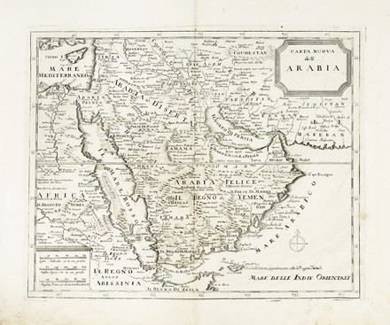  Guillaume De L'Isle  (Parigi,, 1675 - 1726, ) : Europa turchesca / Stati del Turco situati nell'Europa Asia ed Africa / Irak Arabi Kurdistan Diarbek Turcomannia Siria e Palestina / Regno di Persia / Carta nuova dell'Arabia.  - Asta Arte Antica, Moderna e Contemporanea [parte I] - Libreria Antiquaria Gonnelli - Casa d'Aste - Gonnelli Casa d'Aste