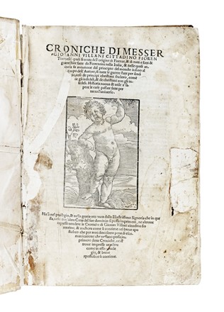  Villani Giovanni : Croniche [...] quali si tratta dell'origine di Firenze... Storia locale, Storia, Diritto e Politica  - Auction Libri, Autografi e Manoscritti - Libreria Antiquaria Gonnelli - Casa d'Aste - Gonnelli Casa d'Aste