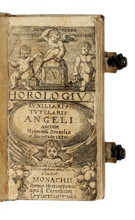  Drexel Jeremias : Horologium auxiliaris [...] editio septima. Religione  - Auction Libri, Autografi e Manoscritti - Libreria Antiquaria Gonnelli - Casa d'Aste - Gonnelli Casa d'Aste