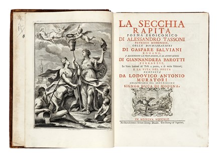  Tassoni Alessandro : La secchia rapita. Letteratura  - Auction Libri, Autografi e Manoscritti - Libreria Antiquaria Gonnelli - Casa d'Aste - Gonnelli Casa d'Aste