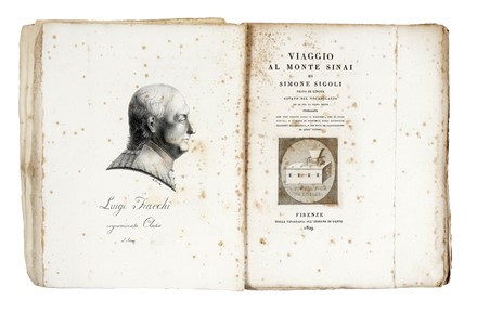  Sigoli Simone : Viaggio al monte Sinai... Geografia e viaggi  - Auction Libri, Autografi e Manoscritti - Libreria Antiquaria Gonnelli - Casa d'Aste - Gonnelli Casa d'Aste