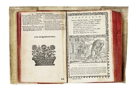  Ariosto Ludovico : Orlando furioso [...] Con gli Argomenti in ottava Rima di M. Lodovico Dolce, et con le allegorie a ciascun canto, di Tomaso Porcacchi. [...] & di nouissime figure adornato... Letteratura italiana, Figurato, Letteratura, Collezionismo e Bibliografia  Lodovico Dolce, Tommaso Porcacchi  - Auction Libri, Autografi e Manoscritti - Libreria Antiquaria Gonnelli - Casa d'Aste - Gonnelli Casa d'Aste