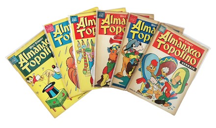  Disney Walter : Almanacco Topolino. Annate complete 1957-1962.  - Asta Libri, Autografi e Manoscritti - Libreria Antiquaria Gonnelli - Casa d'Aste - Gonnelli Casa d'Aste