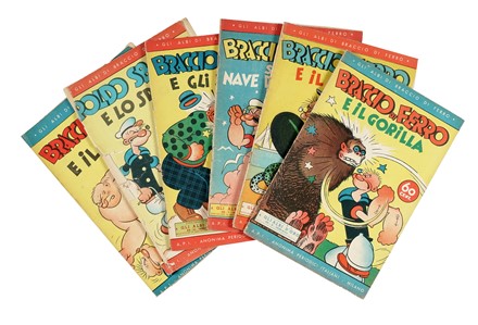  Segar Elzie Crisler : Gli Albi di Braccio di Ferro. Nn. 1-13.  - Asta Libri, Autografi e Manoscritti - Libreria Antiquaria Gonnelli - Casa d'Aste - Gonnelli Casa d'Aste