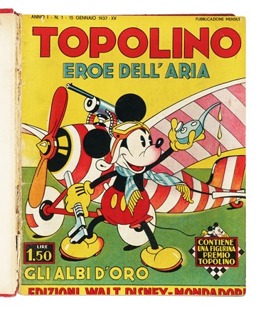 Disney Walter : Gli Albi d'Oro. Anno I, n. 1 - Anno IV, n. 41. Collana completa.  - Asta Libri, Autografi e Manoscritti - Libreria Antiquaria Gonnelli - Casa d'Aste - Gonnelli Casa d'Aste