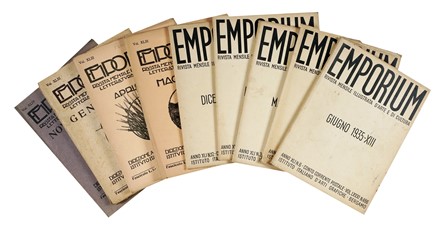 Emporium. Rivista mensile illustrata.  Fortunato Depero  (Fondo, 1892 - Rovereto, 1960)  - Auction Libri, Autografi e Manoscritti - Libreria Antiquaria Gonnelli - Casa d'Aste - Gonnelli Casa d'Aste