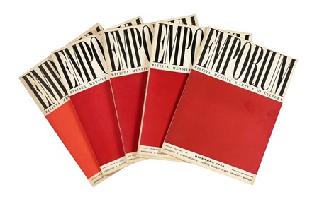 Emporium. Rivista mensile illustrata.  Fortunato Depero  (Fondo, 1892 - Rovereto, 1960)  - Auction Libri, Autografi e Manoscritti - Libreria Antiquaria Gonnelli - Casa d'Aste - Gonnelli Casa d'Aste