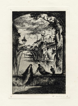  Autori vari : Lotto composto di 9 incisioni su Venezia.  Pericle Menin  (1880 - 1940), Guglielmo Baldassini  (1885 - 1952), Attilio Cavallini  (Noale, 1888 - Camnago Volta, 1946)  - Auction Arte Antica, Moderna e Contemporanea - Libreria Antiquaria Gonnelli - Casa d'Aste - Gonnelli Casa d'Aste