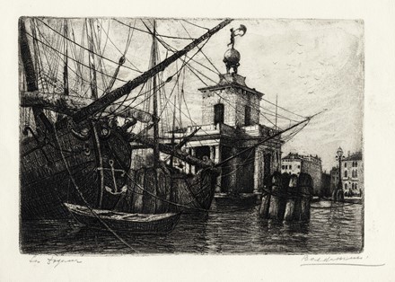  Autori vari : Lotto composto di 9 incisioni su Venezia.  Pericle Menin  (1880 - 1940), Guglielmo Baldassini  (1885 - 1952), Attilio Cavallini  (Noale, 1888 - Camnago Volta, 1946)  - Auction Arte Antica, Moderna e Contemporanea - Libreria Antiquaria Gonnelli - Casa d'Aste - Gonnelli Casa d'Aste