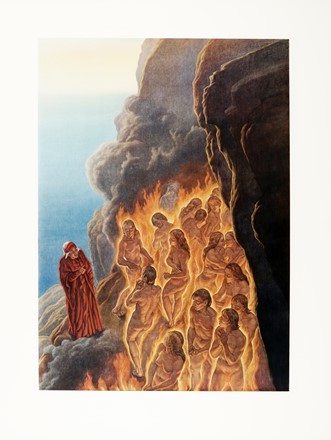  Amos Nattini  (Genova, 1892 - Parma, 1985) : Lotto composto di 17 incisioni dal Purgatorio.  Dante Alighieri  - Asta Arte Antica, Moderna e Contemporanea - Libreria Antiquaria Gonnelli - Casa d'Aste - Gonnelli Casa d'Aste