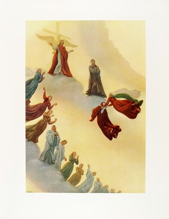  Amos Nattini  (Genova, 1892 - Parma, 1985) : Lotto composto di 22 incisioni dal Paradiso.  Dante Alighieri  - Asta Arte Antica, Moderna e Contemporanea - Libreria Antiquaria Gonnelli - Casa d'Aste - Gonnelli Casa d'Aste