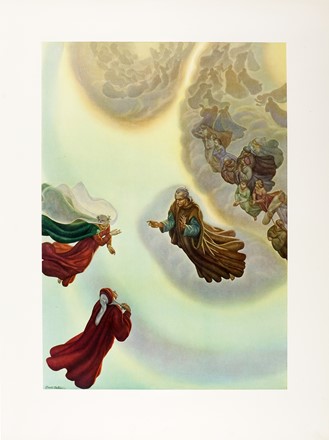  Amos Nattini  (Genova, 1892 - Parma, 1985) : Lotto composto di 22 incisioni dal Paradiso.  Dante Alighieri  - Asta Arte Antica, Moderna e Contemporanea - Libreria Antiquaria Gonnelli - Casa d'Aste - Gonnelli Casa d'Aste