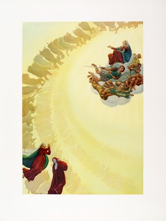  Amos Nattini  (Genova, 1892 - Parma, 1985) : Lotto composto di 22 incisioni dal Paradiso.  Dante Alighieri  - Asta Arte Antica, Moderna e Contemporanea - Libreria Antiquaria Gonnelli - Casa d'Aste - Gonnelli Casa d'Aste