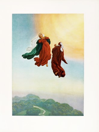  Amos Nattini  (Genova, 1892 - Parma, 1985) : Lotto composto di 22 incisioni dal Paradiso.  Dante Alighieri  - Asta Arte Antica, Moderna e Contemporanea - Libreria Antiquaria Gonnelli - Casa d'Aste - Gonnelli Casa d'Aste