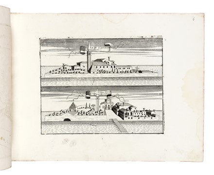  Vincenzo Maria Coronelli  (Venezia, 1650 - 1718) : Pianta iconografica di Venetia Descritta, e Dedicata Dal P. Maestro Coronelli Lettore, e Cosmografo della Sereni�ima Republica All'Illustrissimo, et Eccellentissimo Sig: Carlo Ruzini Savio di Terra Ferma, et c:  - Asta Arte Antica, Moderna e Contemporanea - Libreria Antiquaria Gonnelli - Casa d'Aste - Gonnelli Casa d'Aste