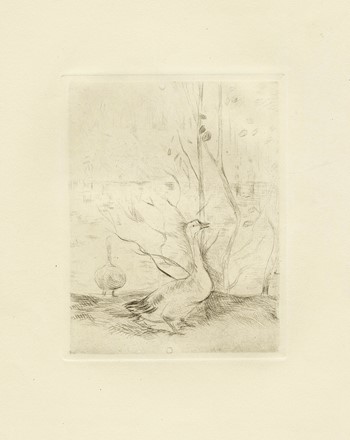  Berthe Marie Pauline Morisot  (Bourges, 1841 - Parigi, 1895) : Lotto composto di 2 incisioni.  - Asta Arte Antica, Moderna e Contemporanea - Libreria Antiquaria Gonnelli - Casa d'Aste - Gonnelli Casa d'Aste