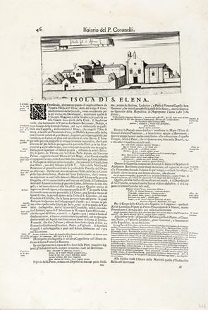  Vincenzo Maria Coronelli  (Venezia, 1650 - 1718) : Otto carte dall'Isolario Veneto con vedute di Isola di S.Giorgio in Venetia/Isola di S.Francesco nel deserto/S.Giacomo di Paludo/Citt� di Murano/Isola di S.Michiele/La Certosa di Venetia/Isola di S. Elena/Isola di S.Lazzaro/Isola di S. Maria delle Gratie  - Asta Arte Antica, Moderna e Contemporanea - Libreria Antiquaria Gonnelli - Casa d'Aste - Gonnelli Casa d'Aste
