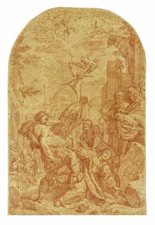  Ludovico Cardi detto il Cigoli  (Cigoli (San Miniato al Tedesco), 1559 - Roma, 1613) [da] : Martirio di Santo Stefano.  - Asta Arte Antica, Moderna e Contemporanea - Libreria Antiquaria Gonnelli - Casa d'Aste - Gonnelli Casa d'Aste