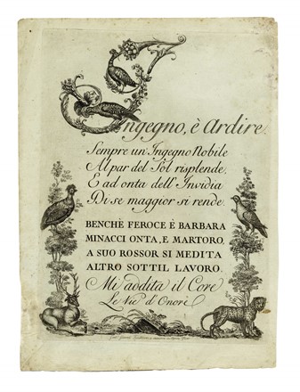  Autori vari : Lotto composto di 4 incisioni a tema popolare.  Giuseppe Maria Mitelli  (Bologna, 1634 - 1718), Gaetano Giarr�  - Asta Arte Antica, Moderna e Contemporanea - Libreria Antiquaria Gonnelli - Casa d'Aste - Gonnelli Casa d'Aste