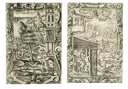  Autori vari : Lotto composto di 10 incisioni antiche.  Giovanni Battista Piranesi  (Mogliano Veneto, 1720 - Roma, 1778), F�lix Buhot  (Valognes, 1847 - Parigi, 1898), Giacomo Franco  (Venezia o Urbino, 1550 - Venezia, 1620), Marco Ricci  (Belluno, 1676 - Venezia, 1730)  - Asta Arte Antica, Moderna e Contemporanea - Libreria Antiquaria Gonnelli - Casa d'Aste - Gonnelli Casa d'Aste