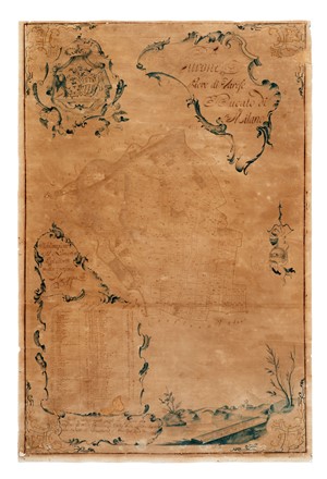 Lotto composto di 3 cabrei raffiguranti zone del Ducato di Milano e Contado di Como.  - Asta Arte Antica, Moderna e Contemporanea - Libreria Antiquaria Gonnelli - Casa d'Aste - Gonnelli Casa d'Aste