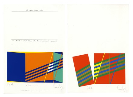  Lorenzo Piemonti  (Carate Brianza, 1935 - 2015) : Lotto composto di 12 serigrafie e 1 lastra per serigrafia.  - Asta Arte Antica, Moderna e Contemporanea - Libreria Antiquaria Gonnelli - Casa d'Aste - Gonnelli Casa d'Aste
