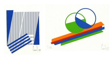  Lorenzo Piemonti  (Carate Brianza, 1935 - 2015) : Lotto composto di 12 serigrafie e 1 lastra per serigrafia.  - Asta Arte Antica, Moderna e Contemporanea - Libreria Antiquaria Gonnelli - Casa d'Aste - Gonnelli Casa d'Aste