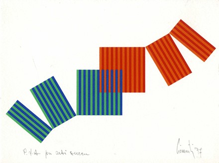  Lorenzo Piemonti  (Carate Brianza, 1935 - 2015) : Lotto composto di 12 serigrafie e 1 lastra per serigrafia.  - Asta Arte Antica, Moderna e Contemporanea - Libreria Antiquaria Gonnelli - Casa d'Aste - Gonnelli Casa d'Aste