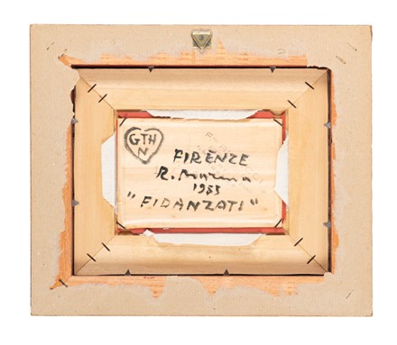  Rodolfo Marma  (Firenze, 1923 - 1998) : Fidanzati.  - Asta Arte Antica, Moderna e Contemporanea - Libreria Antiquaria Gonnelli - Casa d'Aste - Gonnelli Casa d'Aste