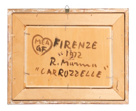  Rodolfo Marma  (Firenze, 1923 - 1998) : Carrozzelle.  - Asta Arte Antica, Moderna e Contemporanea - Libreria Antiquaria Gonnelli - Casa d'Aste - Gonnelli Casa d'Aste