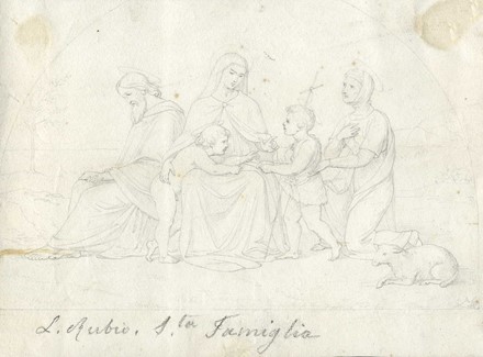  Luigi Rubio  (Roma, 1808 - 1882) [attribuito a] : Lotto composto di 3 disegni.  - Asta Arte Antica, Moderna e Contemporanea - Libreria Antiquaria Gonnelli - Casa d'Aste - Gonnelli Casa d'Aste