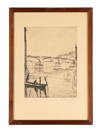  Francesco Chiappelli  (Pistoia, 1890 - Firenze, 1947) : Lotto composto di 3 incisioni su Firenze.  - Asta Arte Antica, Moderna e Contemporanea - Libreria Antiquaria Gonnelli - Casa d'Aste - Gonnelli Casa d'Aste