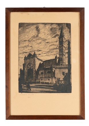  Francesco Chiappelli  (Pistoia, 1890 - Firenze, 1947) : Lotto composto di 3 incisioni su Firenze.  - Asta Arte Antica, Moderna e Contemporanea - Libreria Antiquaria Gonnelli - Casa d'Aste - Gonnelli Casa d'Aste