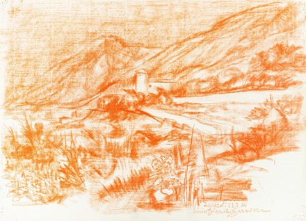  Lino Bianchi Barriviera  (Montebelluna, 1906 - Acilia, 1985) : Lotto composto di 2 disegni su Acciaroli.  - Asta Arte Antica, Moderna e Contemporanea - Libreria Antiquaria Gonnelli - Casa d'Aste - Gonnelli Casa d'Aste