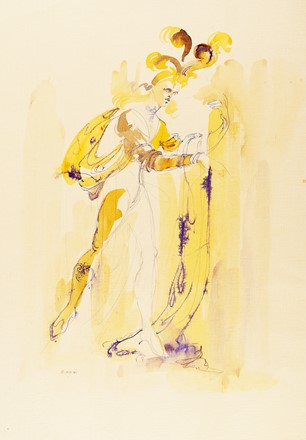  Anna Anni  (Marradi, 1926 - Firenze, 2011) : Sei bozzetti per costumi teatrali.  - Asta Arte Antica, Moderna e Contemporanea - Libreria Antiquaria Gonnelli - Casa d'Aste - Gonnelli Casa d'Aste