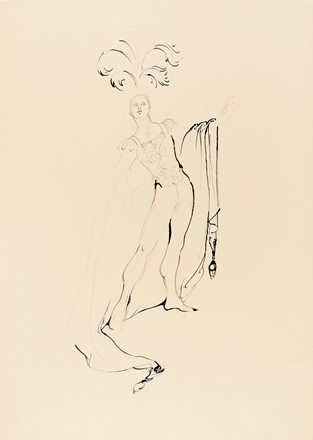  Anna Anni  (Marradi, 1926 - Firenze, 2011) : Sei bozzetti per costumi teatrali.  - Asta Arte Antica, Moderna e Contemporanea - Libreria Antiquaria Gonnelli - Casa d'Aste - Gonnelli Casa d'Aste