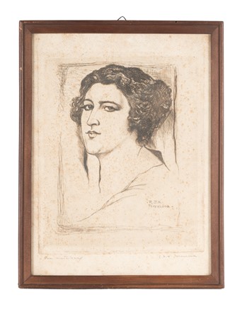  Raoul Dal Molin Ferenzona  (Firenze, 1879 - Milano, 1946) : La madrilena.  - Asta Arte Antica, Moderna e Contemporanea - Libreria Antiquaria Gonnelli - Casa d'Aste - Gonnelli Casa d'Aste